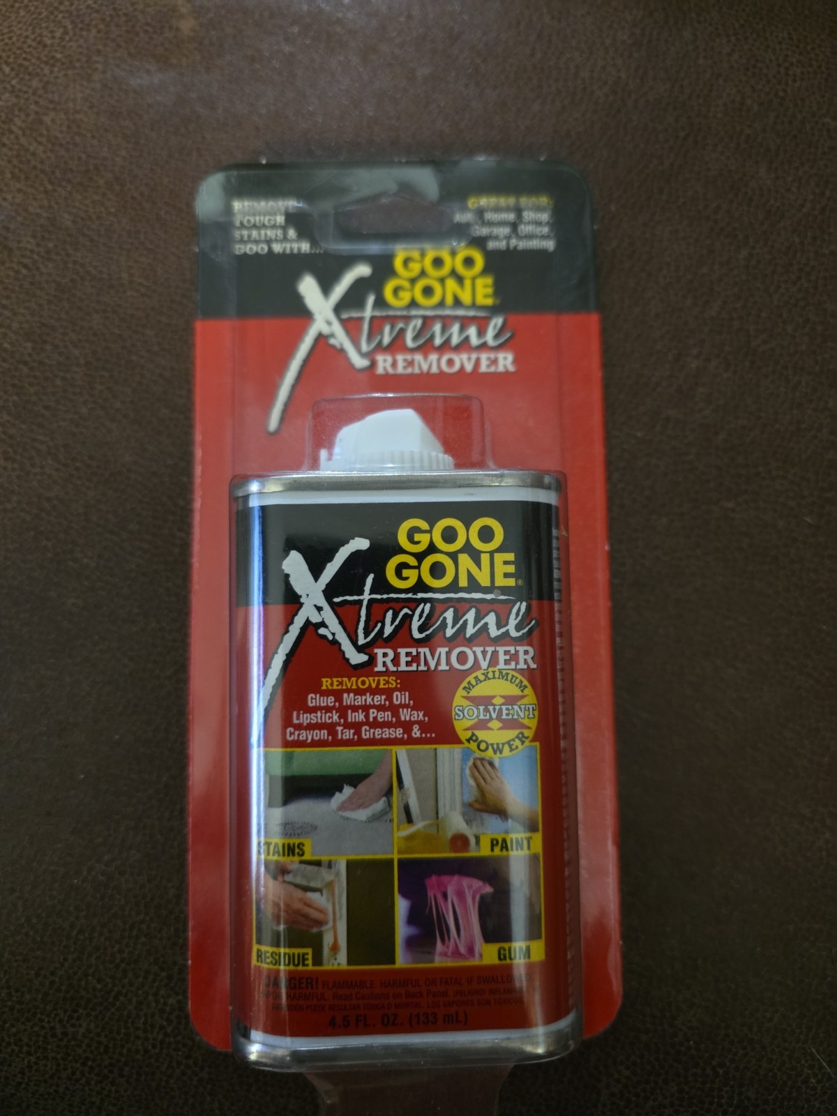 Vintage GOO GONE Can Display Prop Xtreme Remover 4.5 oz NOS Sealed Never Used
