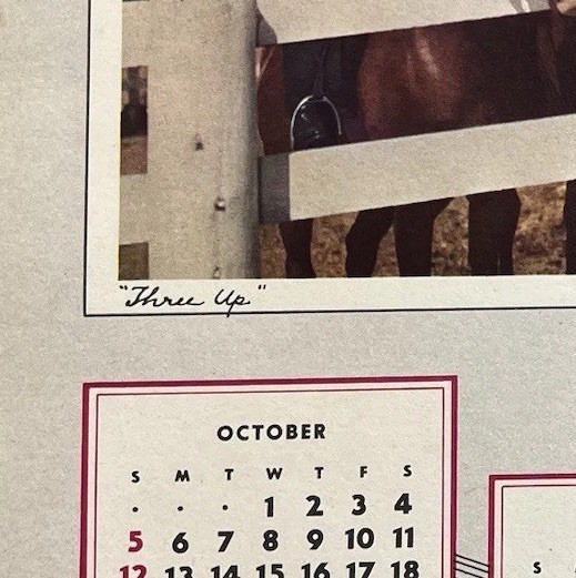 Vintage Buffalo NY Courier Express newspaper carrier’s calendar 1952