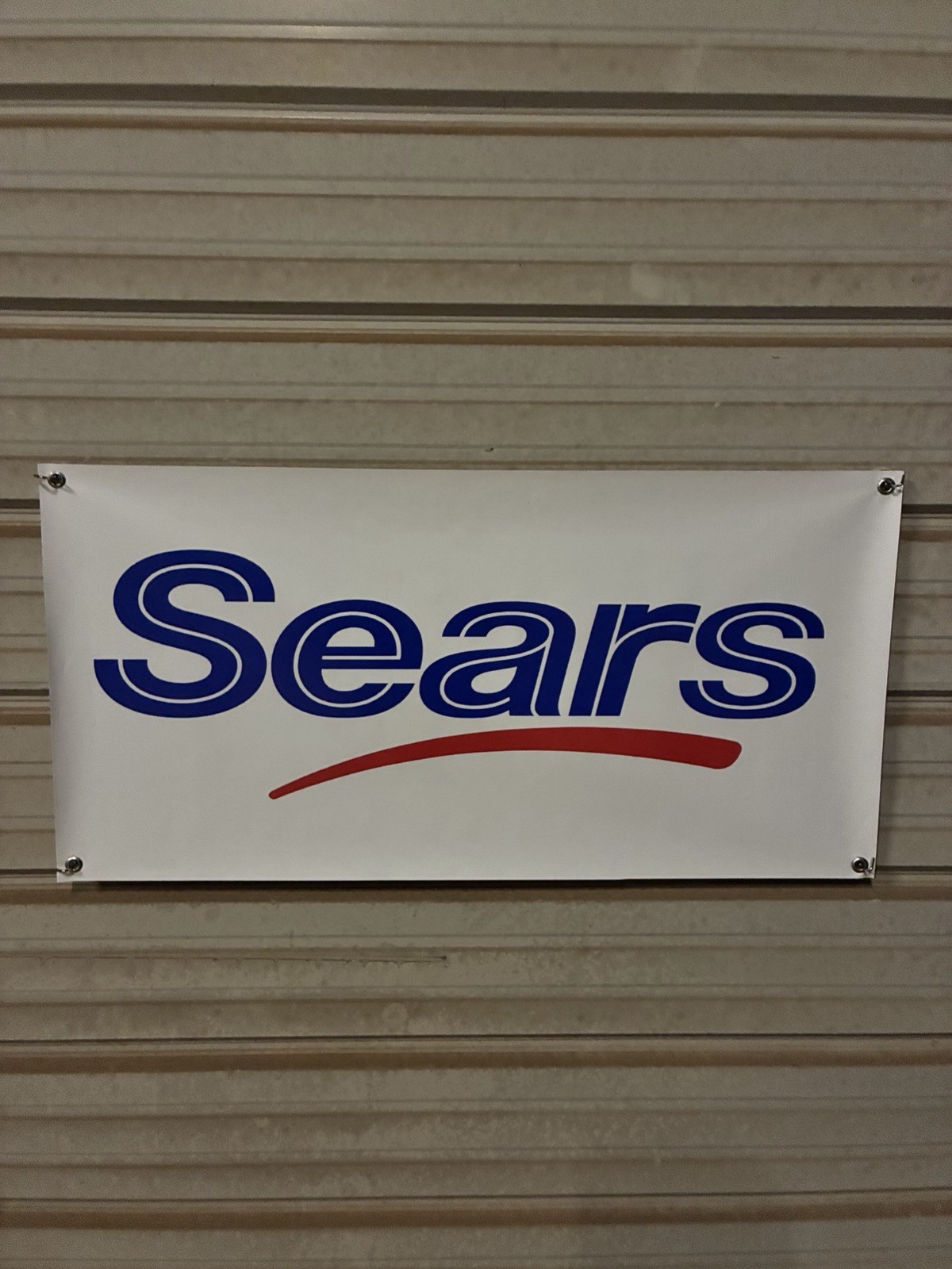Sears Retro Logo Banner 3×2 Ft Vintage Store Sign Garage Wall Decor Nostalgia