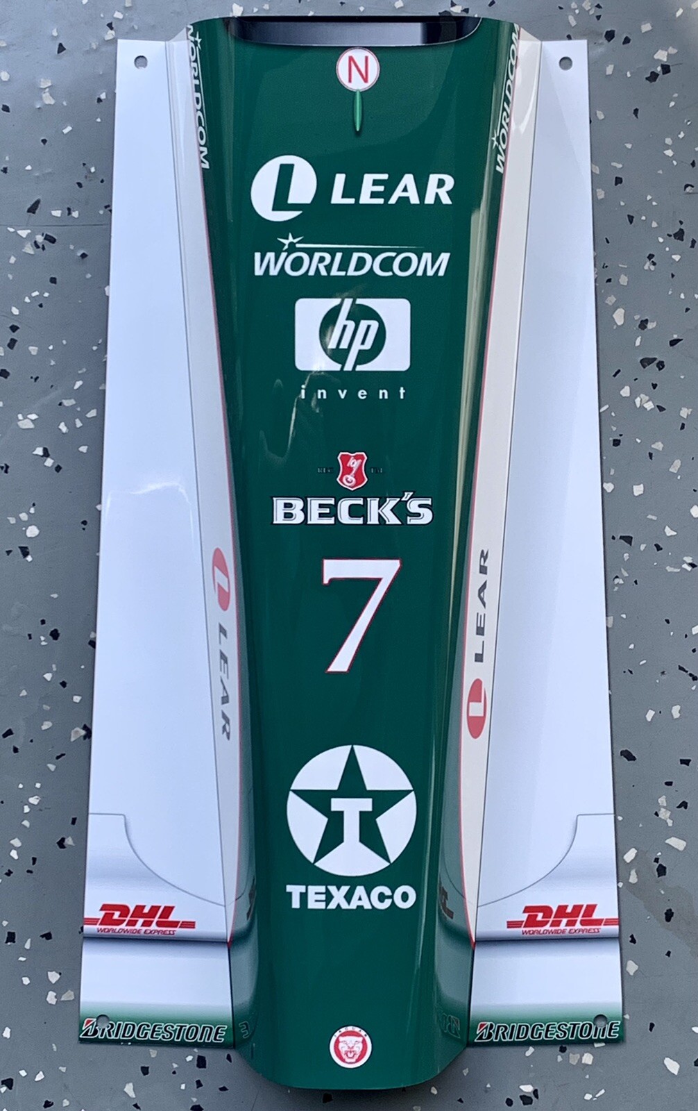WOW!!! FORMULA 1 F1 JAGUAR F1 2000 Race Car Nose Sign R1