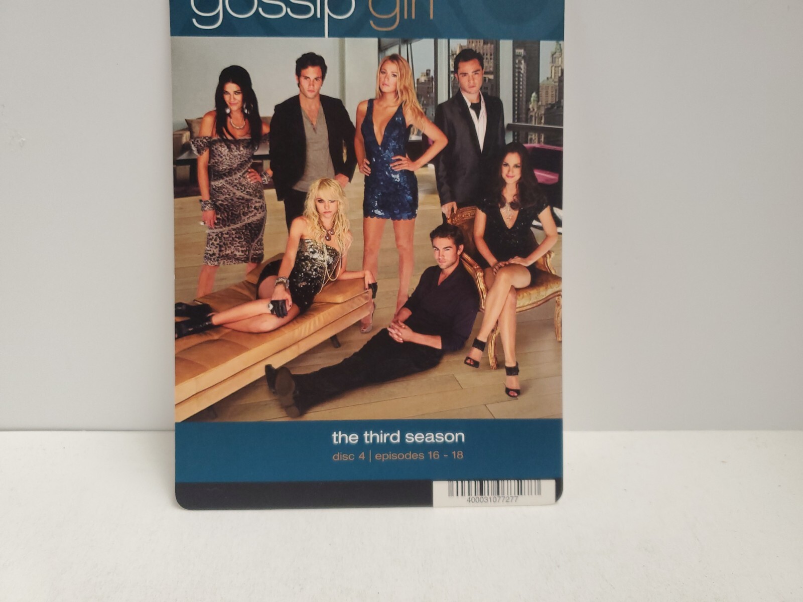 Gossip Girl Season 3 Disc 4 BLOCKBUSTER DVD BACKER CARD ONLY 5.5″X8″