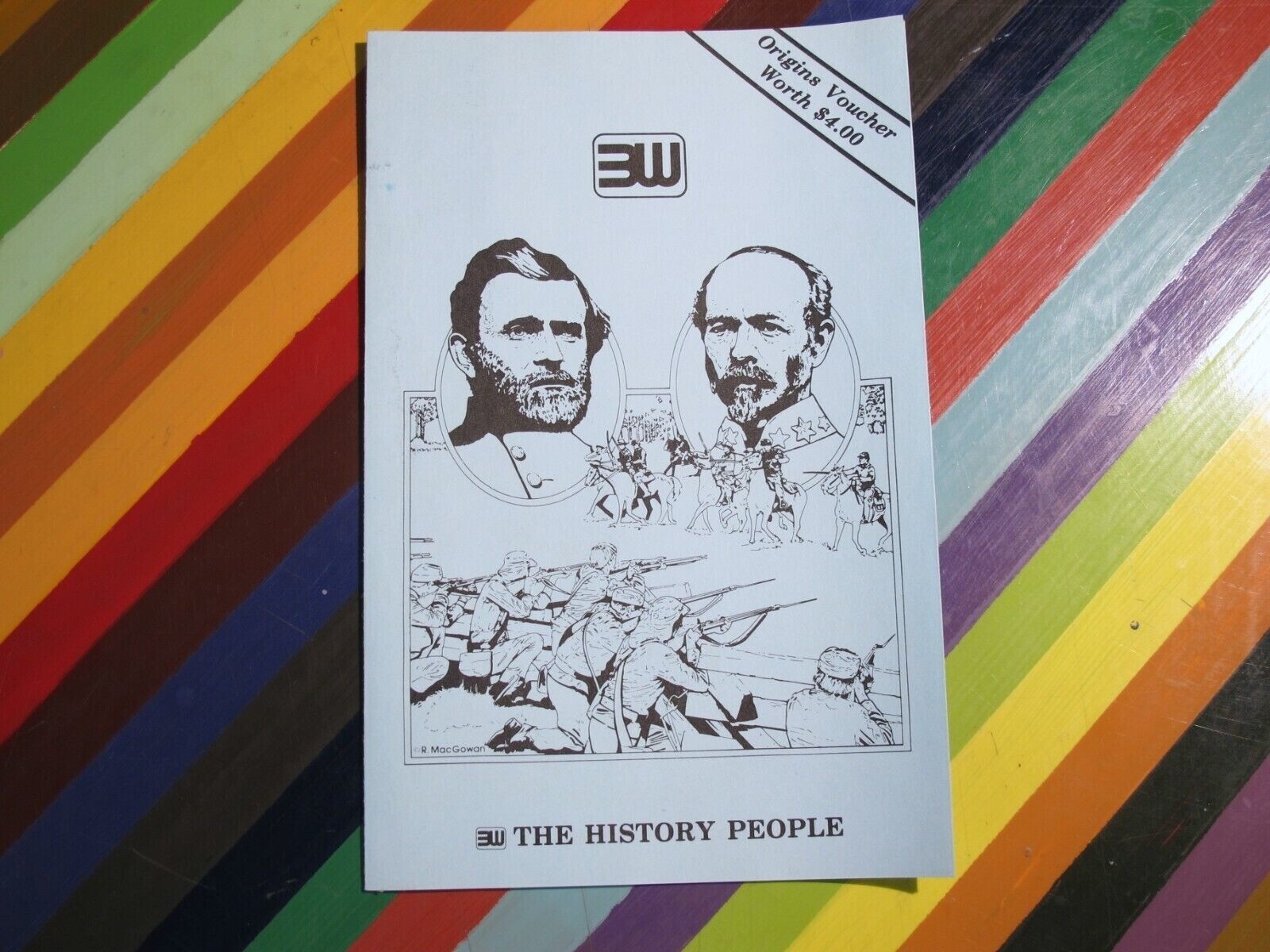 vtg RPG Wargame – The History People Wargaming Magazine flyer 12RP