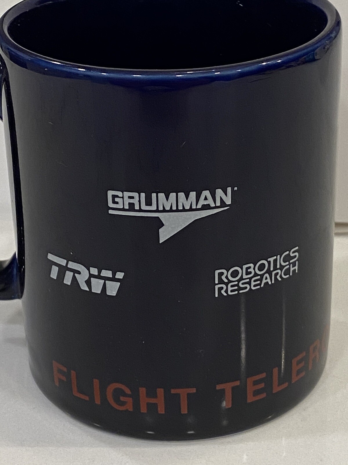 Vintage Ceramic Northrup Grumman Logo Flight Telerobotic Servicer Coffee Mug