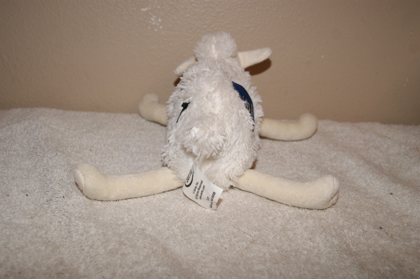 Serta Sleep Number Sheep Lamb Number 101 Stuffed Plush Animal 8″ White (ToteBB)