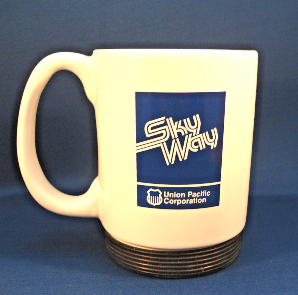 Vintage Union Pacific Sky Way Freight Mug With Rubber Bottom Made in the USA