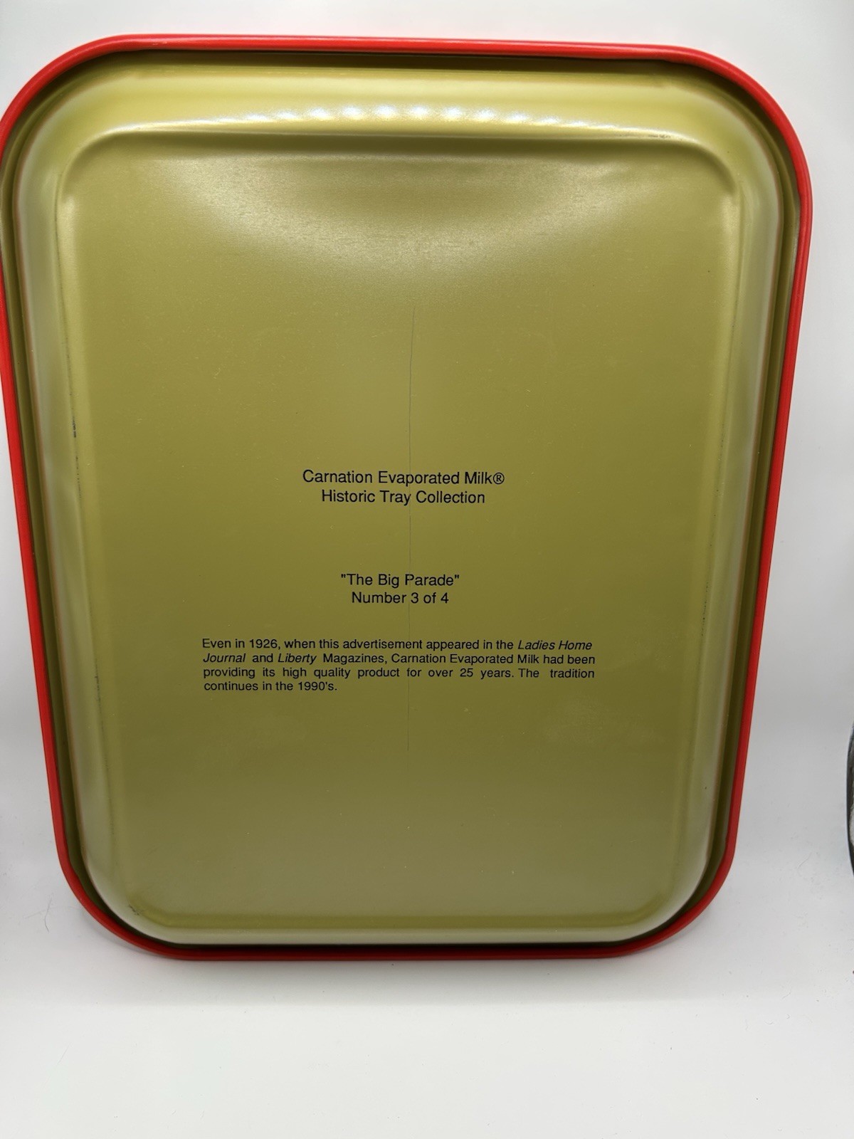 Carnation Evaporated Milk Historic Tray Collection The Big Parade #3 Of 4