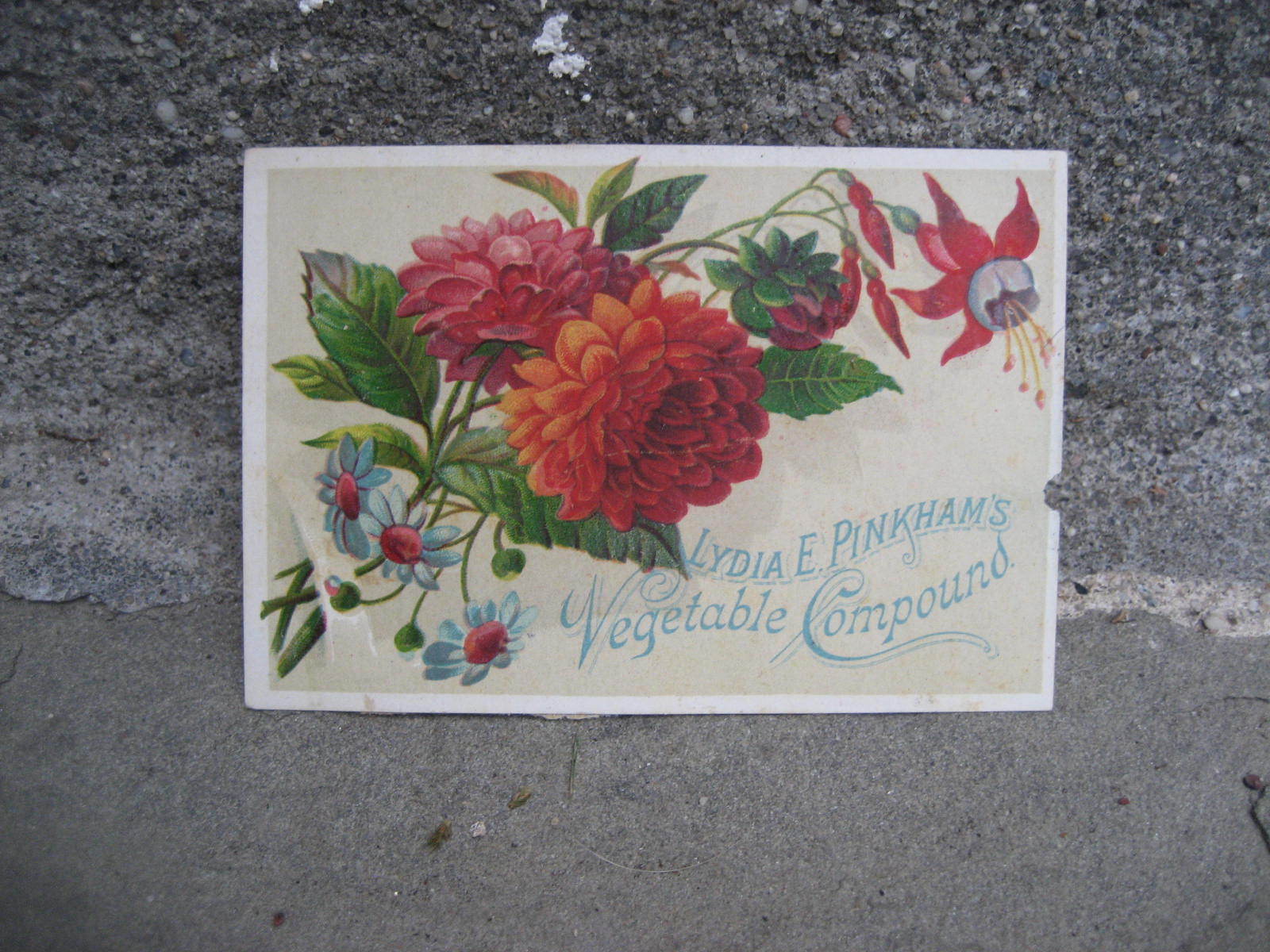 Victorian Lydia Pinkham’s Vegetable Compound Trade Card…LOT of 2 Different