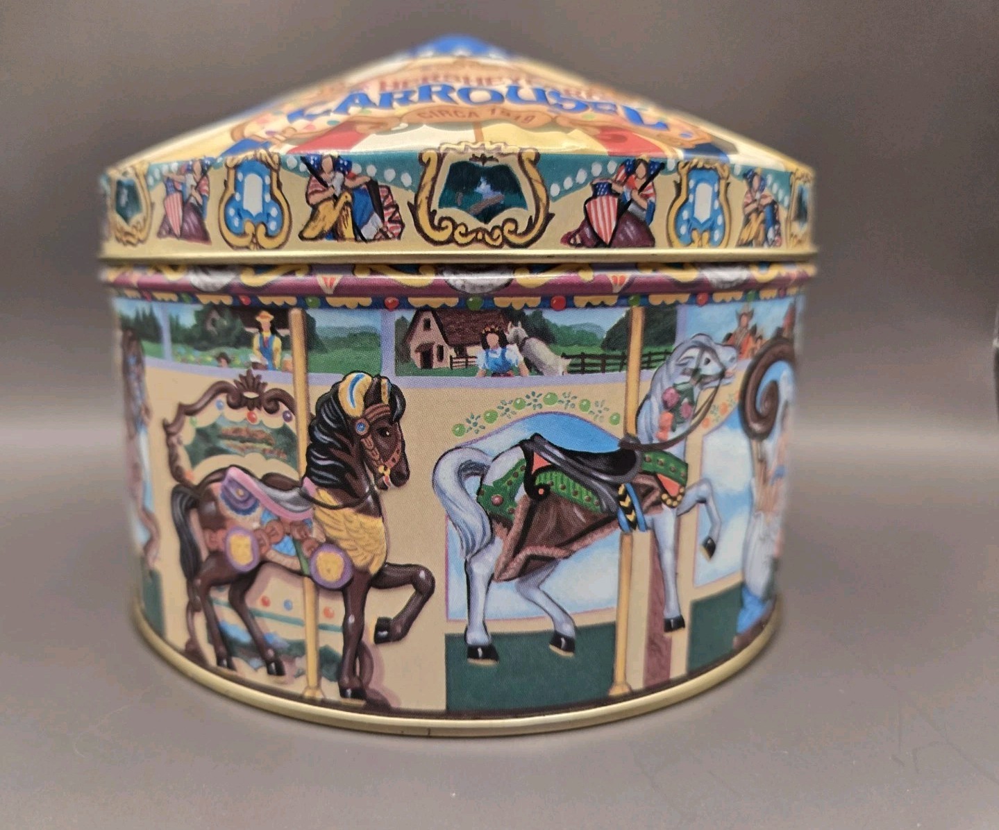 Hershey Park Carrousel Tin “Empty”