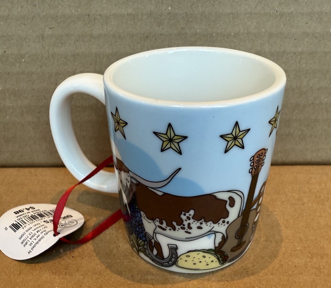 Buc-ee’s Mini Coffee Mug – Melissa Texas Store – 2.5 x 2 Inches – New