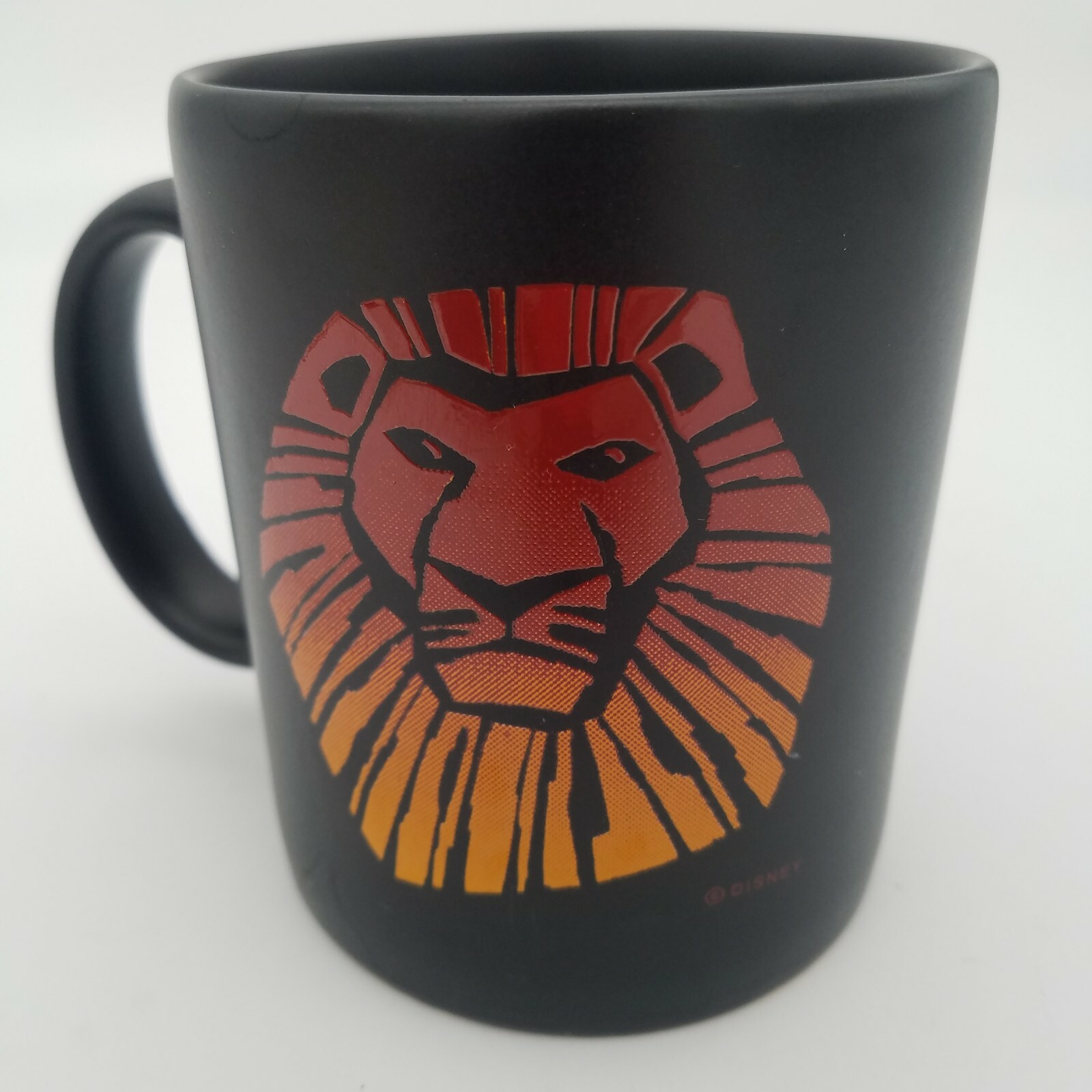 Disney The Lion King Broadway Musical Matte Black Coffee Mug