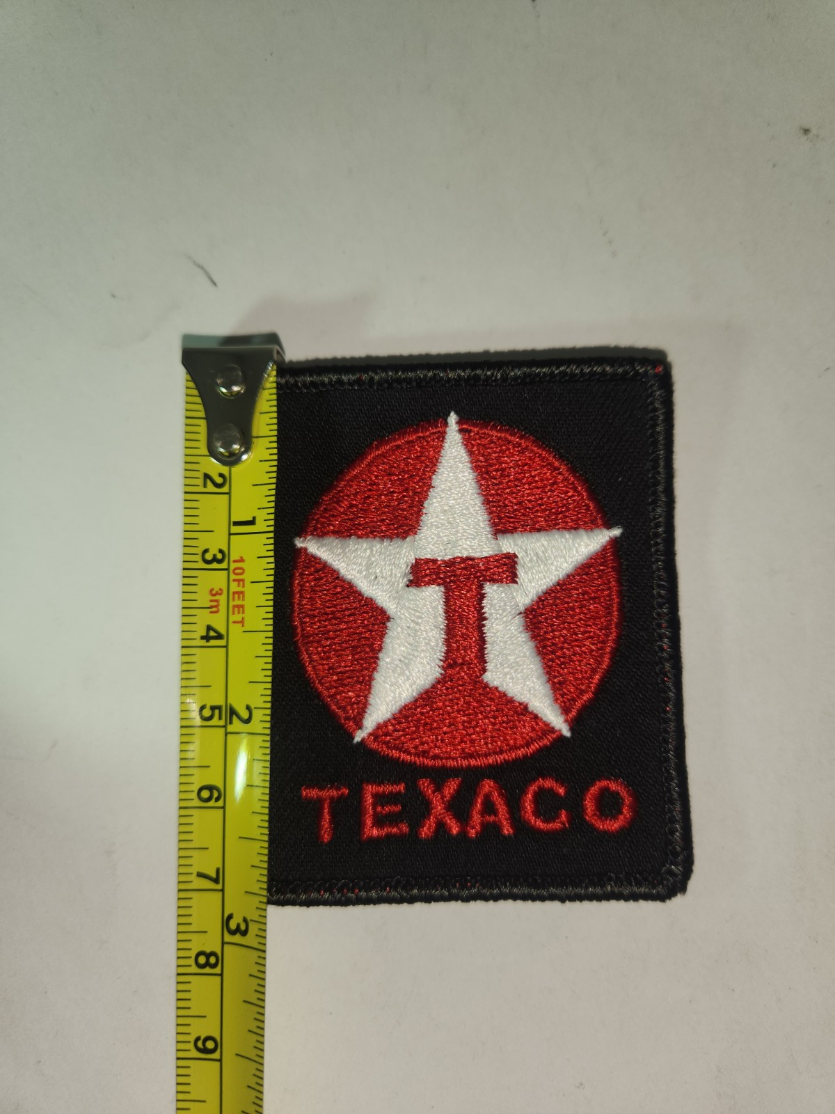 Vtg TEXACO GAS OIL EMBROIDERED SEW ON ONLY PATCH UNIFORM ADVERTISING