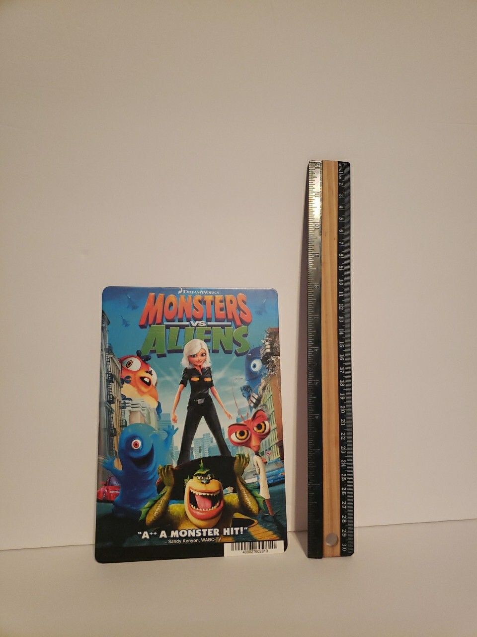 Monsters Vs. Aliens VIDEO BACKER CARD NO MOVIE 5.5″X8″ Dreamworks