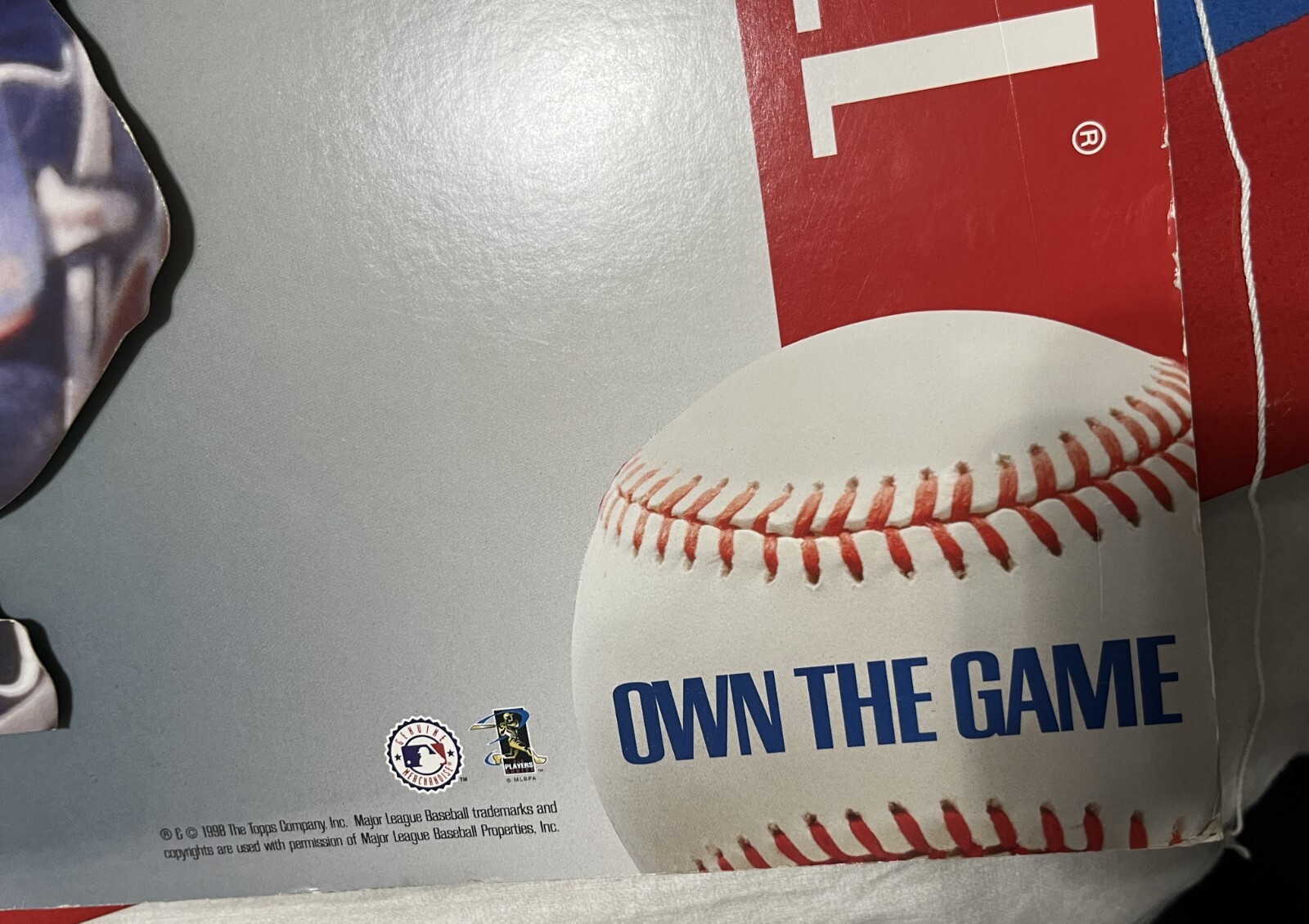 TOPPS Nolan Ryan Texas Rangers Roger Clemens Blue Jays Retail Promo Display Sign
