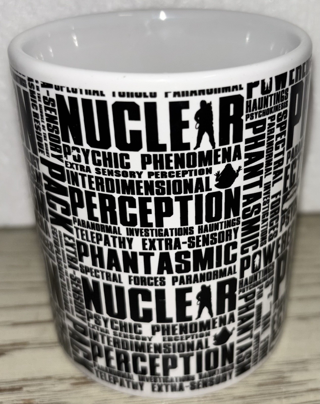 Ghostbusters: Newsprint – Ceramic Coffee Mug Cup – Licensed – B&W 2013 – RARE