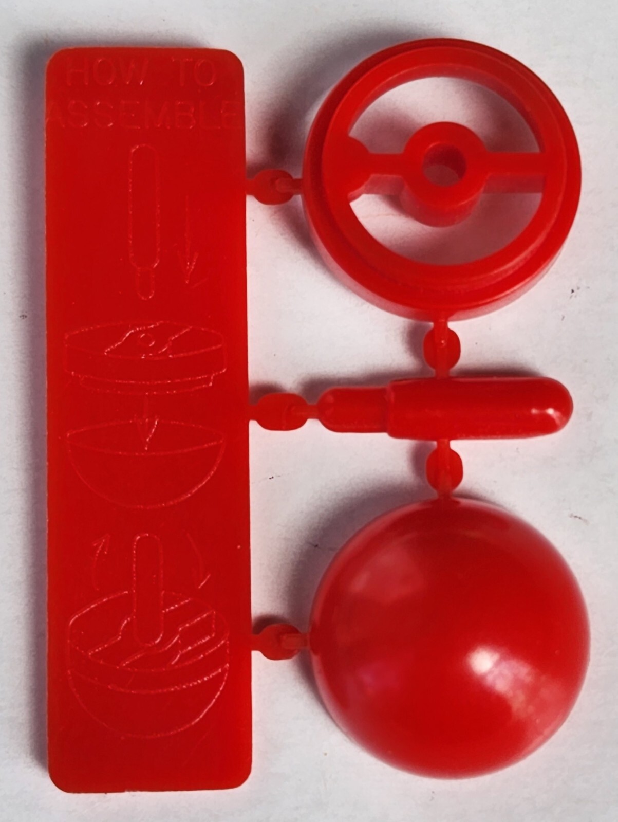 1962 Vintage Premium Cracker Jack Prize Toy Snap Together Magic Flip Top