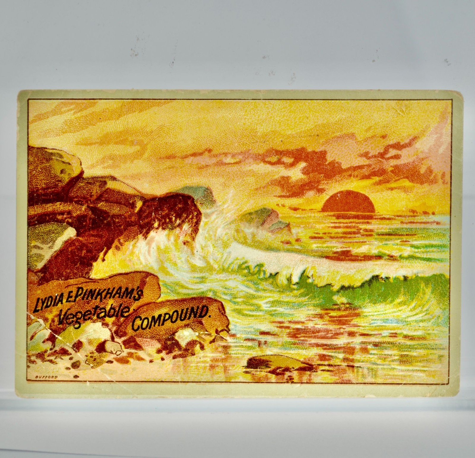 Lydia Pinkham’s Vegetable Compound Antique Trading Card