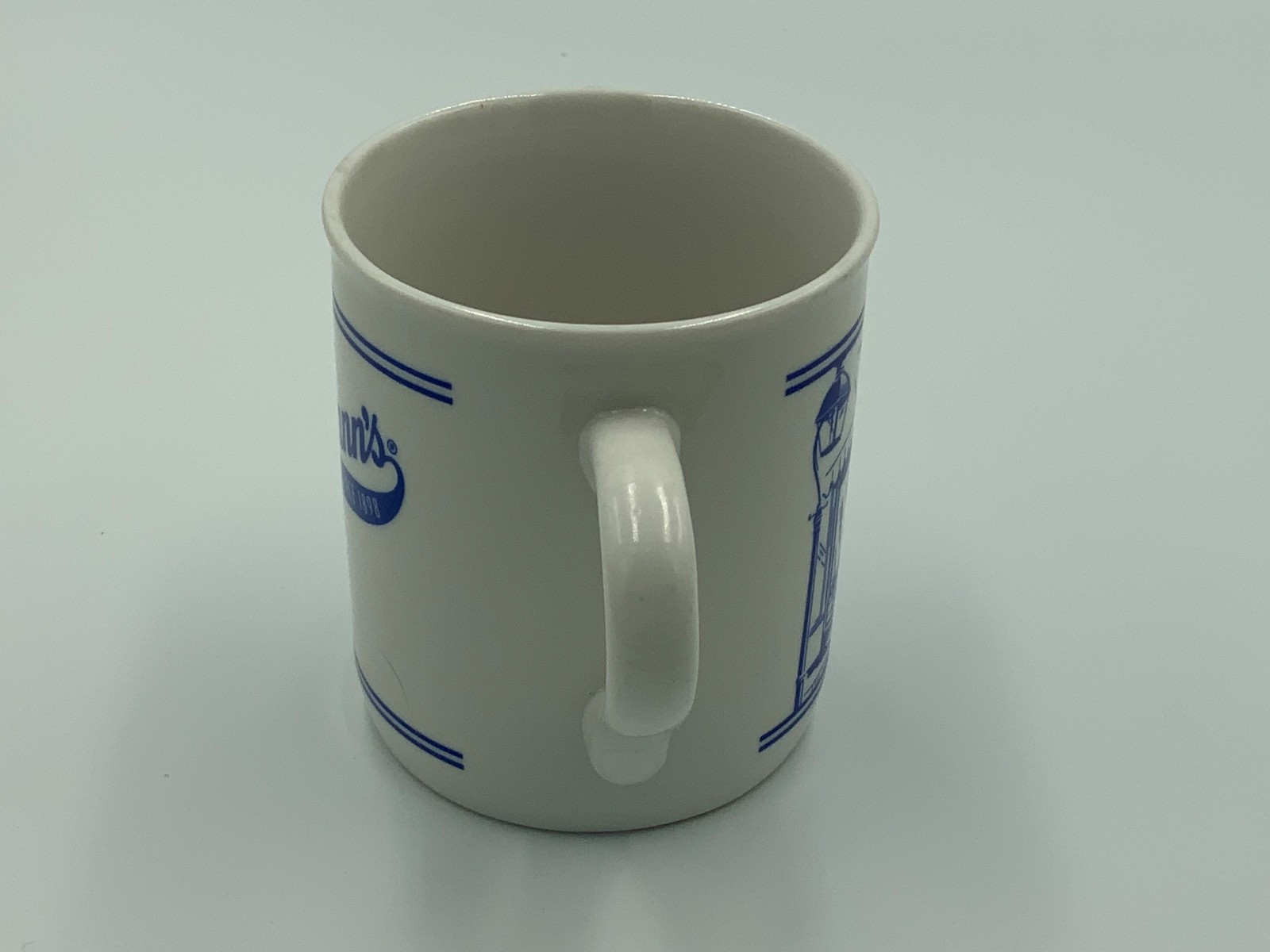 Vintage Entenmanns Coffee Mug 1898 Bakery Vintage Design Ceramic Cup 3.5in H