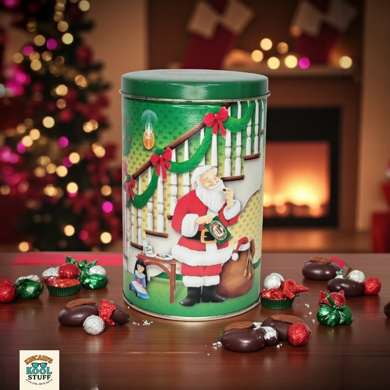 Reese’s Vintage 1993 Hershey Foods Holiday Classic Series Tin Canister #6 Empty