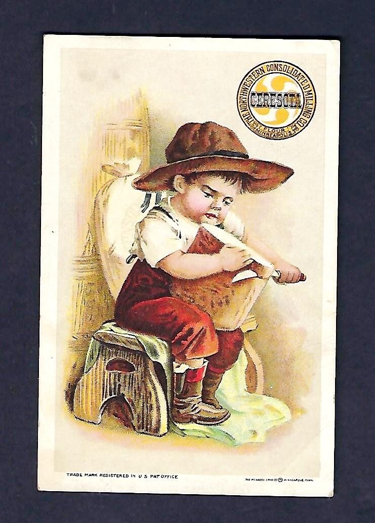 c1890 Stock Victorian Trade Card Ceresota Flour, Consolidated Milling Co.
