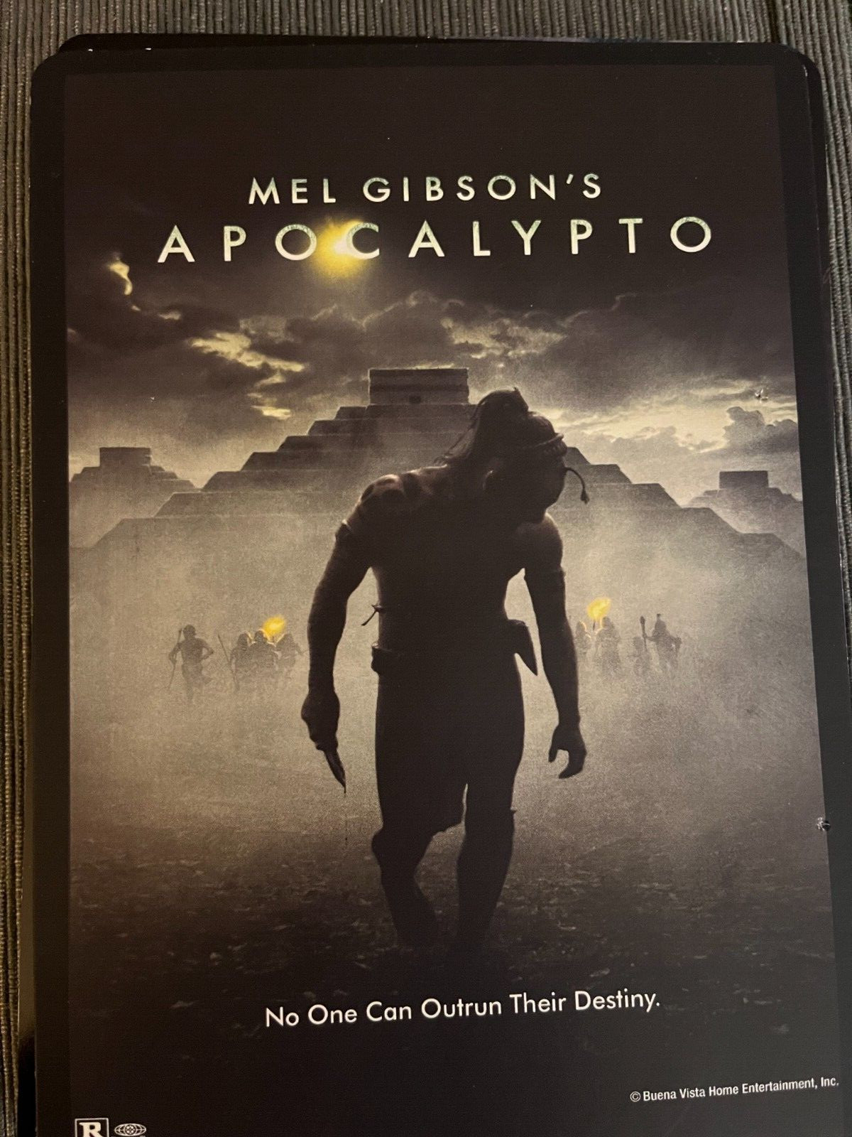 Mel Gibson Apocalypto BLOCKBUSTER VIDEO BACKER CARD 5.5″X8″ NO MOVIE
