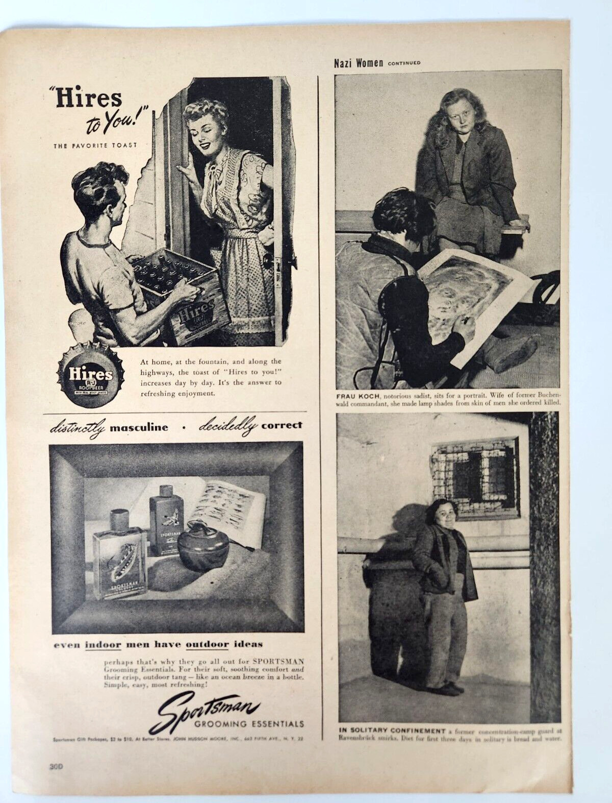 Paper Doll Newspaper Old Gold Cigarettes Vintage 1946 Ad Magazine Print