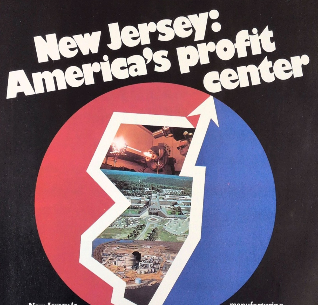 Vintage New Jersey Advertising Print Ad America’s Profit Center 1970s Industry