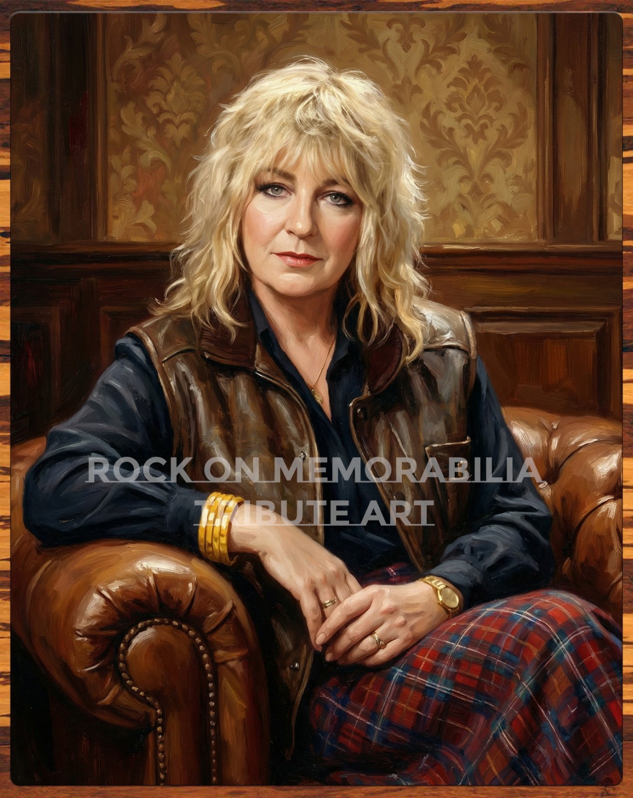 Christine McVie – Tribute Art – Premium Aluminum Metal Sign – 11 x 14