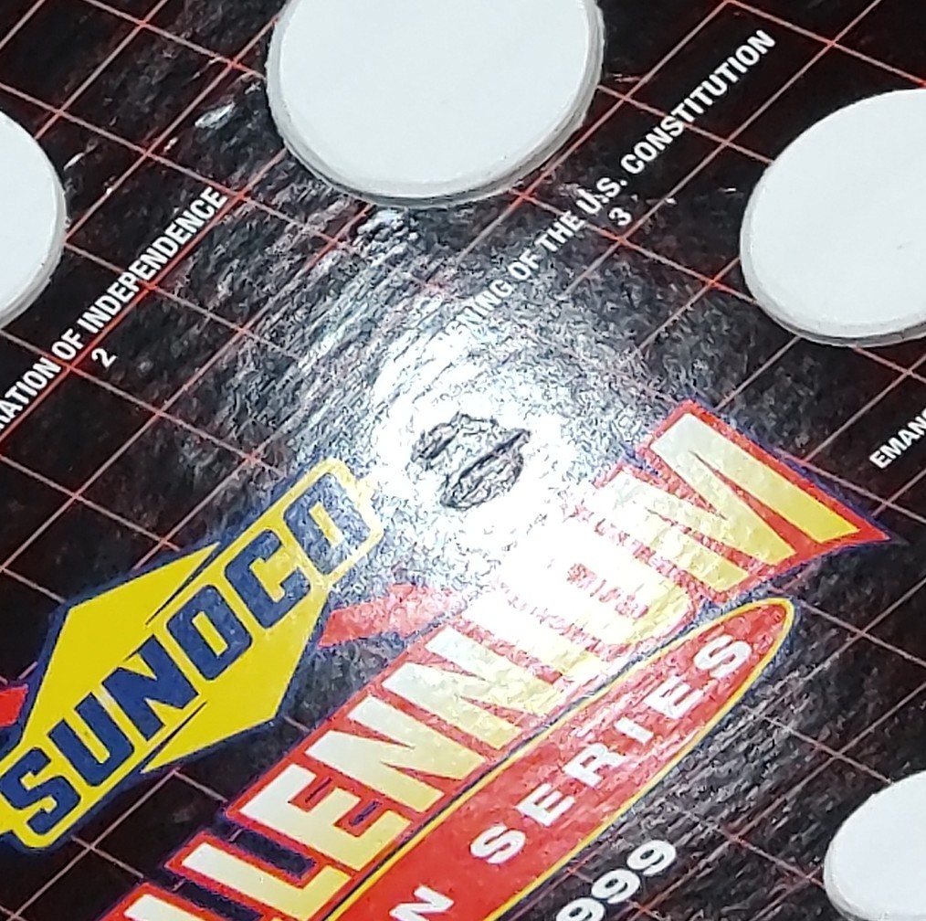 Vintage 1999 SUNOCO Millennium Coin Series Card With 10 Brass Coins 1492-2000