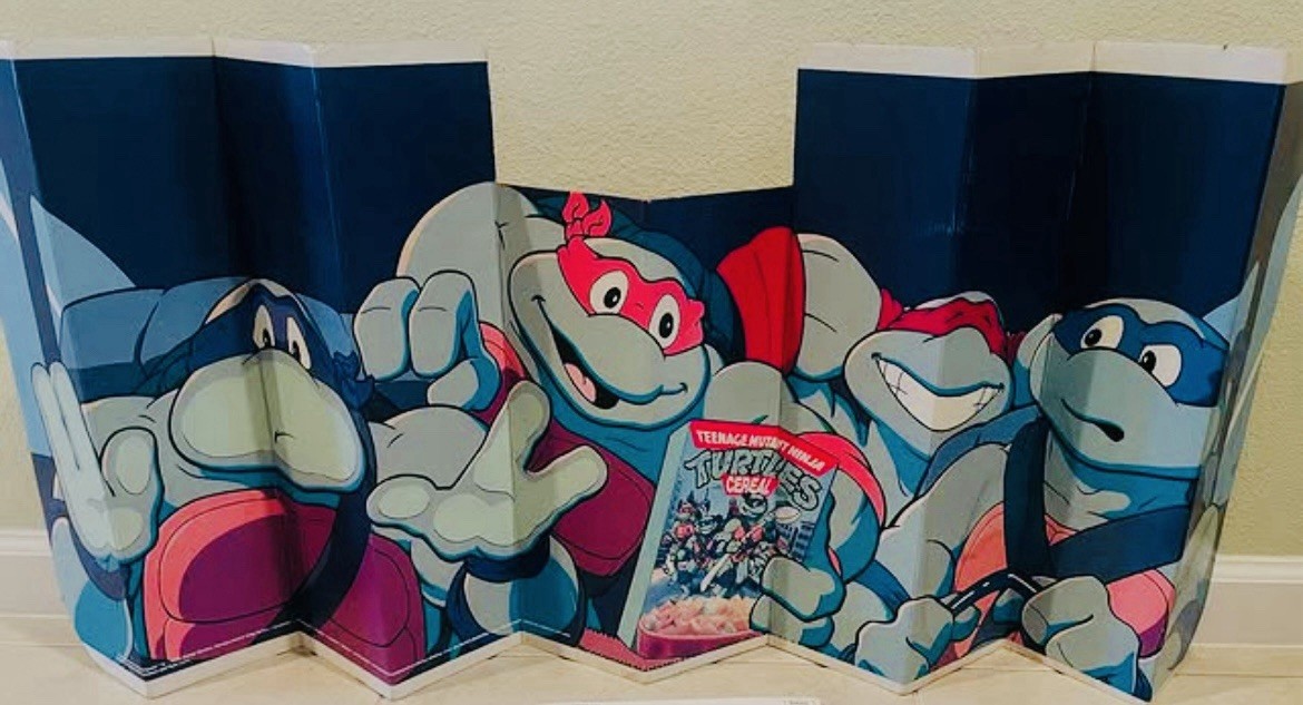 Teenage Mutant Ninja Turtles: 1989 Promo Sun-Cover from RALSTON Cereal *RARE*