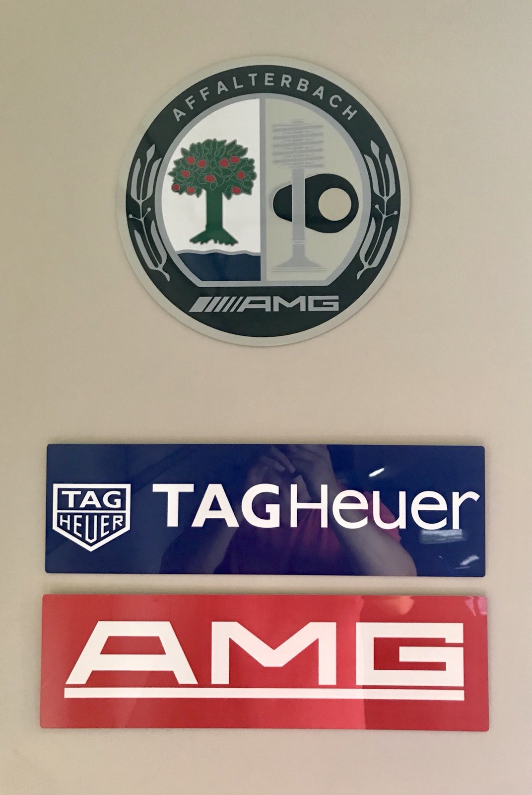 AMG Pre merger Combo Signs !!!!!! Mercedes Racing