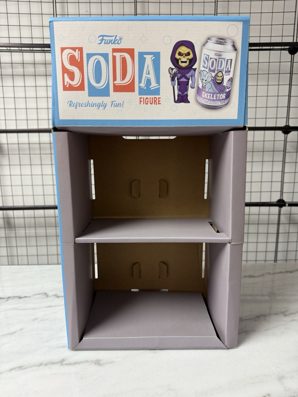 Original Skeletor Funko Soda Cardboard Display Stand