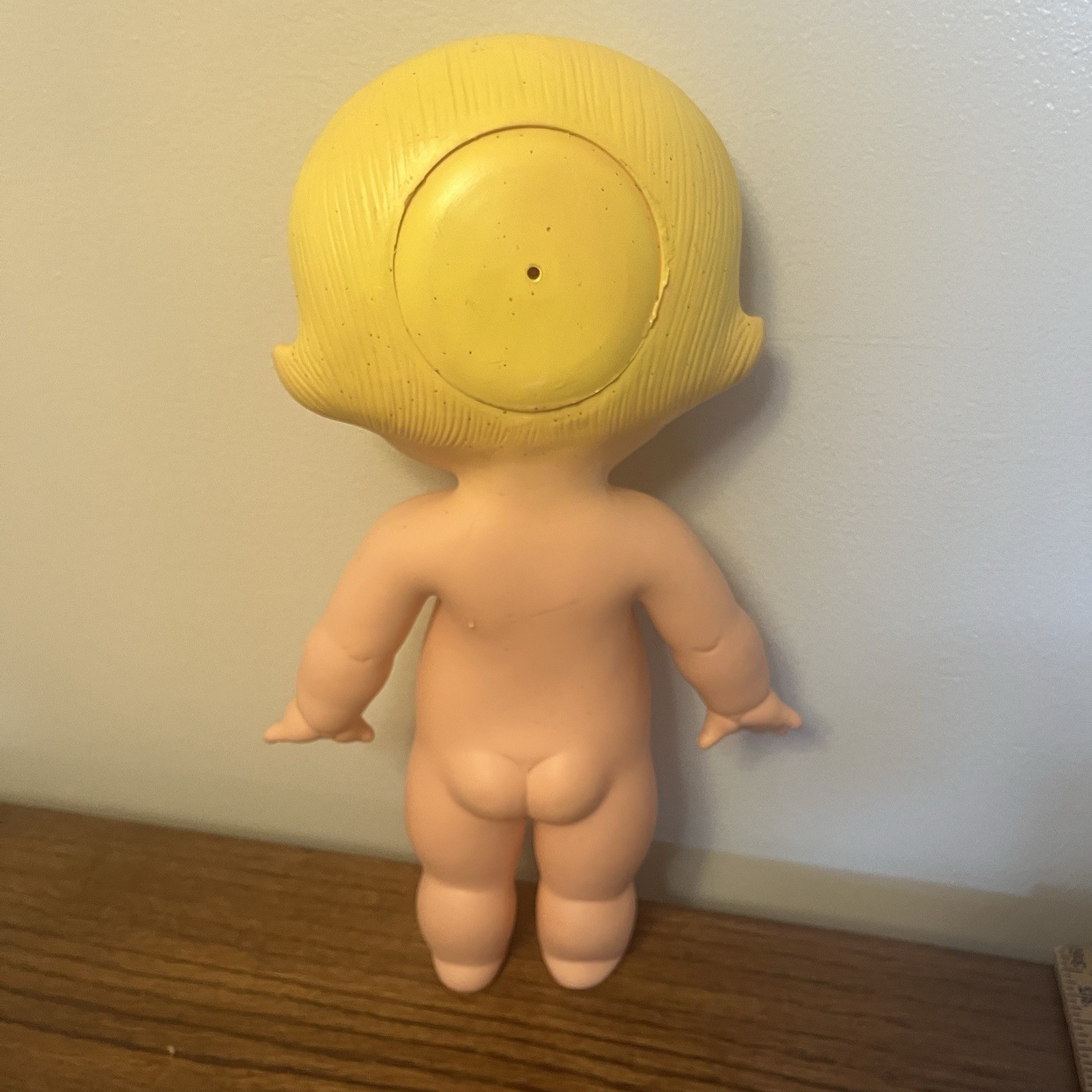 Vtg Uneeda Campbell’s Soup Kid Vinyl Girl Doll #214 Flatsy 1974 13″ Blonde Read
