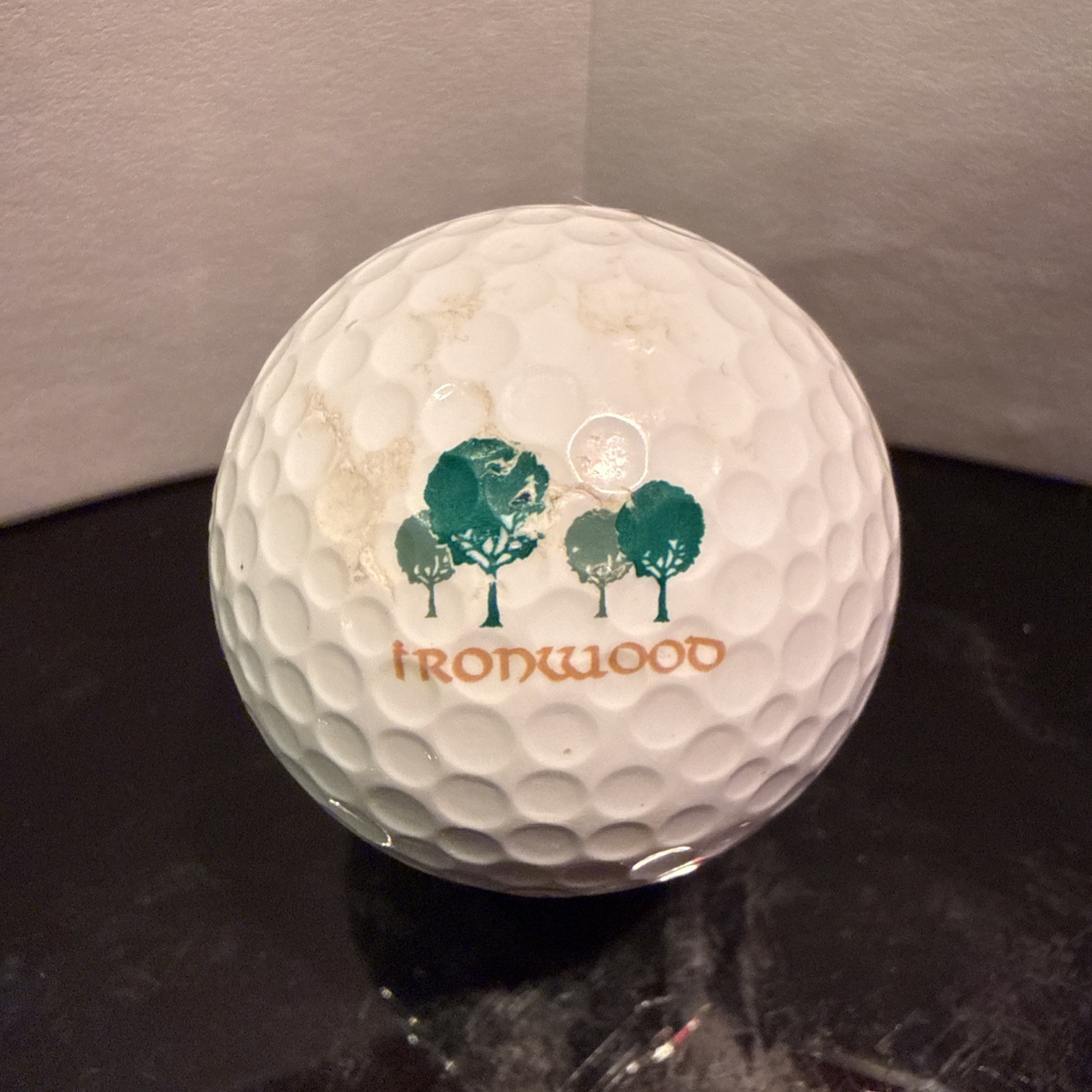 Ironwood Golf Course Fishers, IN advertising logo golf ball – logo 1