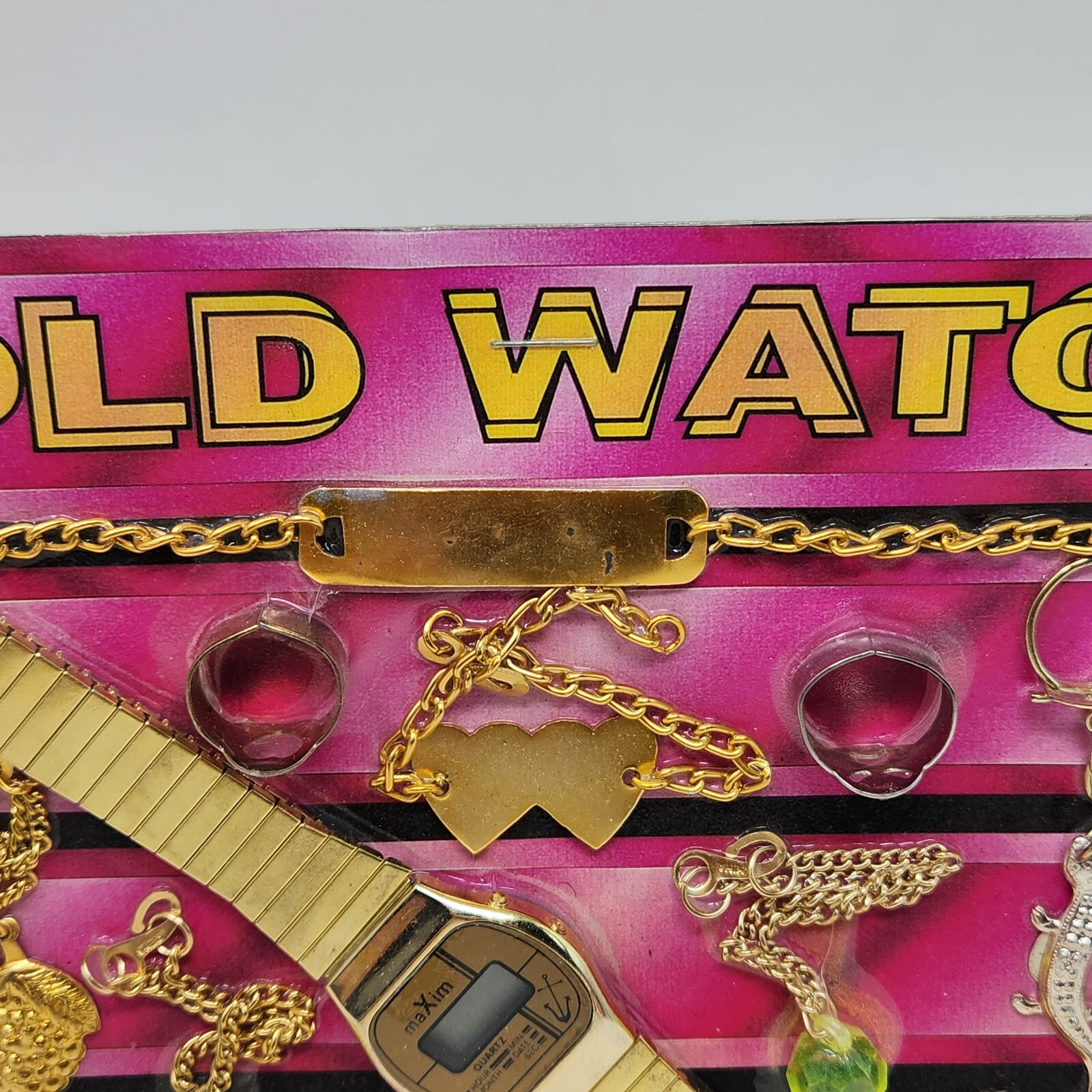 VINTAGE MOC VENDING / GUMBALL MACHINE DISPLAY FOR TOY PRIZES TRINKETS GOLD RINGS