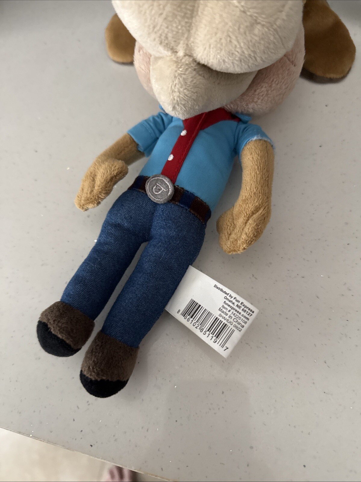 Chuck E Cheese Jasper T Jowls Plush Stuffed Animal Pizza Rare Chuckie Cheese 10”
