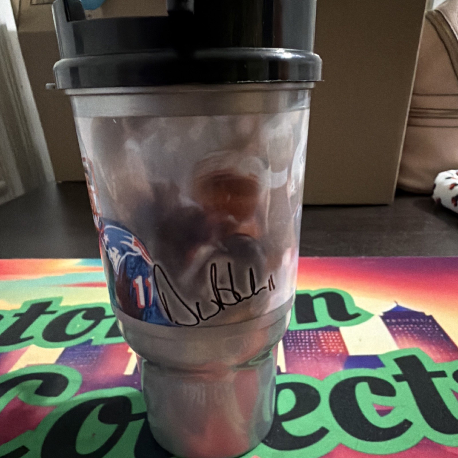 Dunkin’ Donuts Mug New England Patriots Vintage, Football Collectible Cup