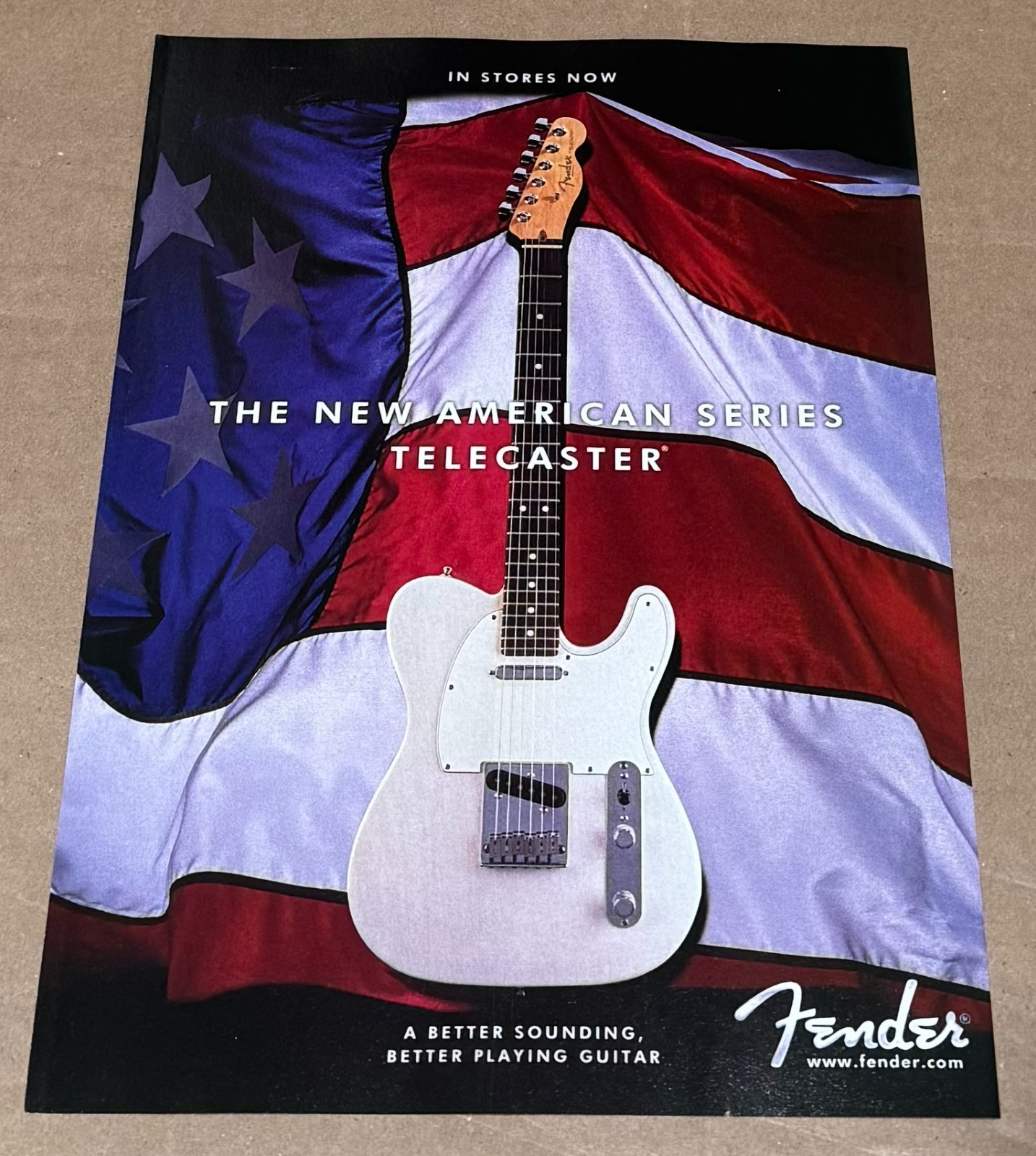 FENDER GUITARS – American Series Precision Bass – 2000 Print Advertisement
