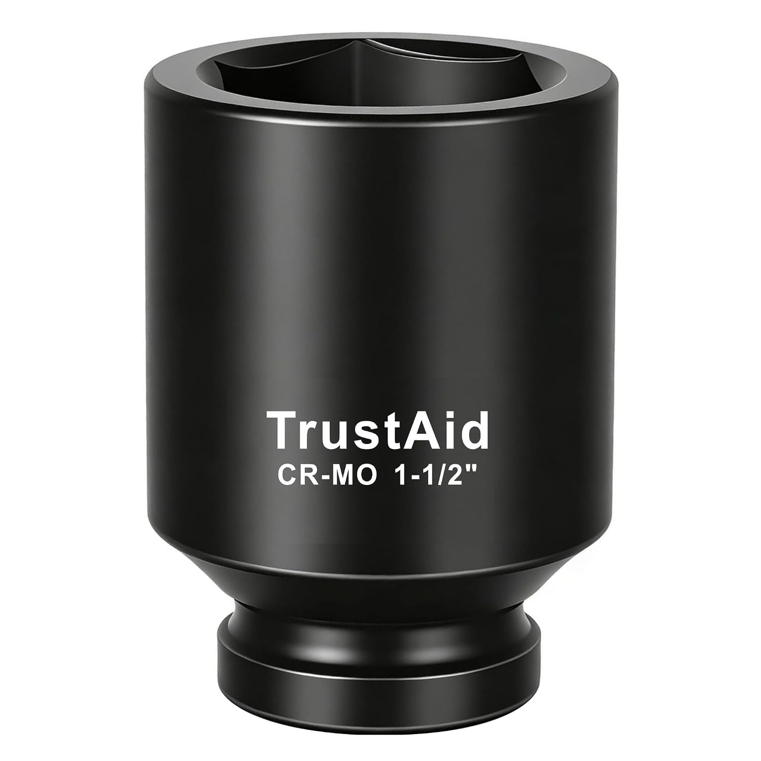 TurstAid 3/4 Inch Drive Impact Socket 1-1/2 Inch, Heavy Duty Cr-Mo Deep Impact S
