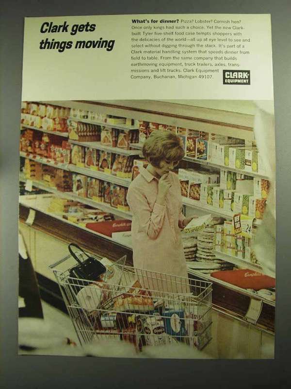 1968 Clark Equipment Ad – What’s For Dinner?