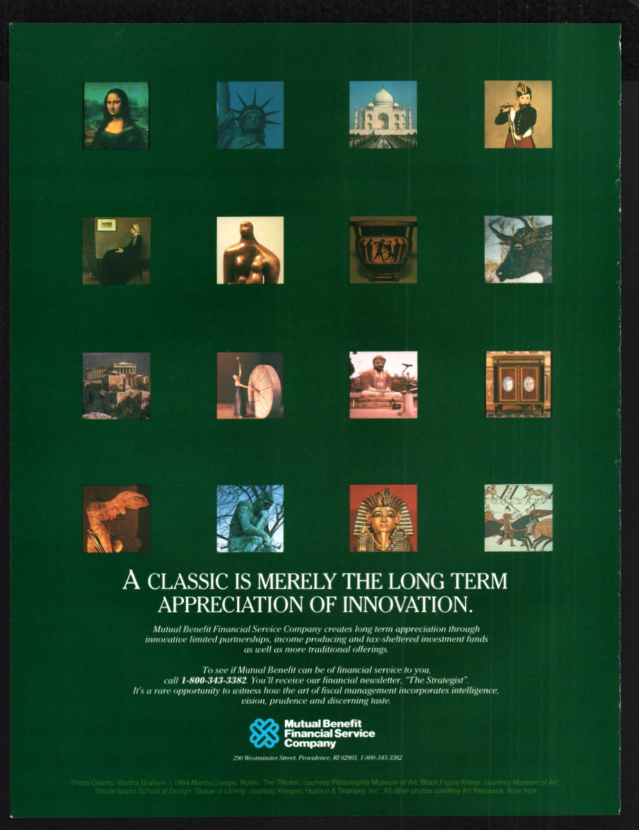 1985 A AD MUTUAL BENEFIT FINANCIAL SERVICE CO ART