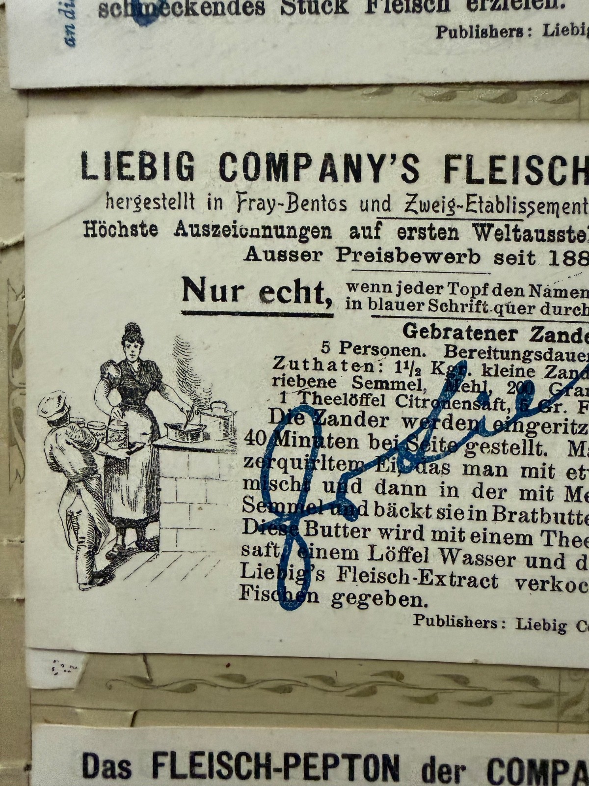 LIEBIG Fleisch-Extract TRADE CARDS Full Set Germany, Famous Rock Formation