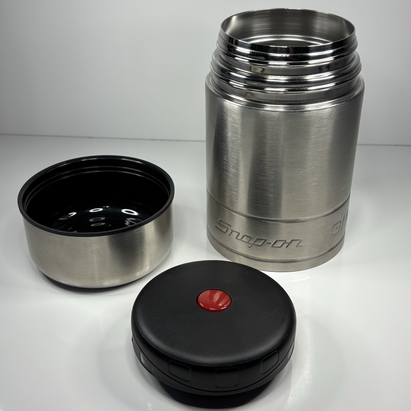 NEW Snap On Tools FS241 Socket Style Dual Walled Stainless Steel Thermos 24oz.