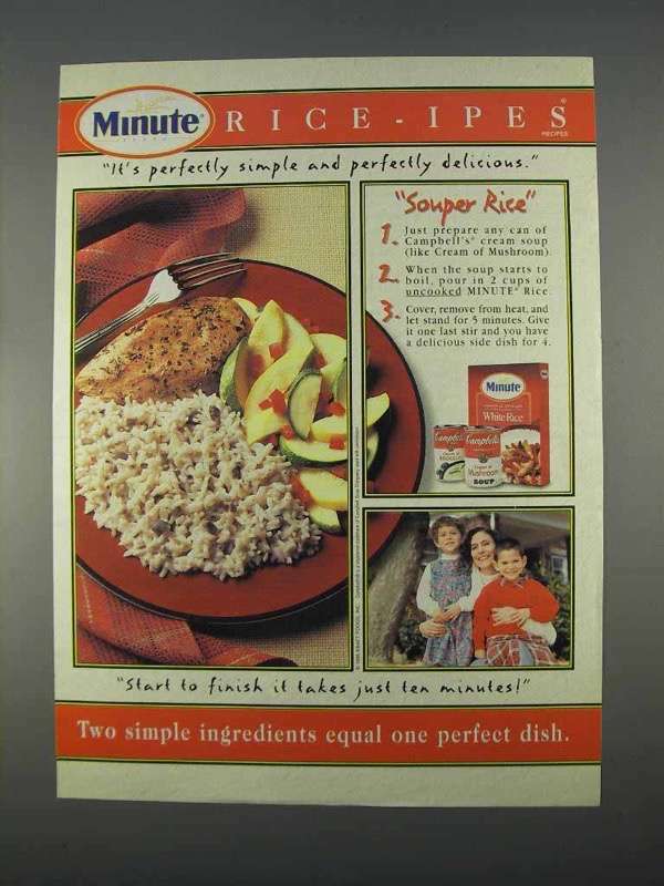1996 Minute Rice Ad – Souper Rice