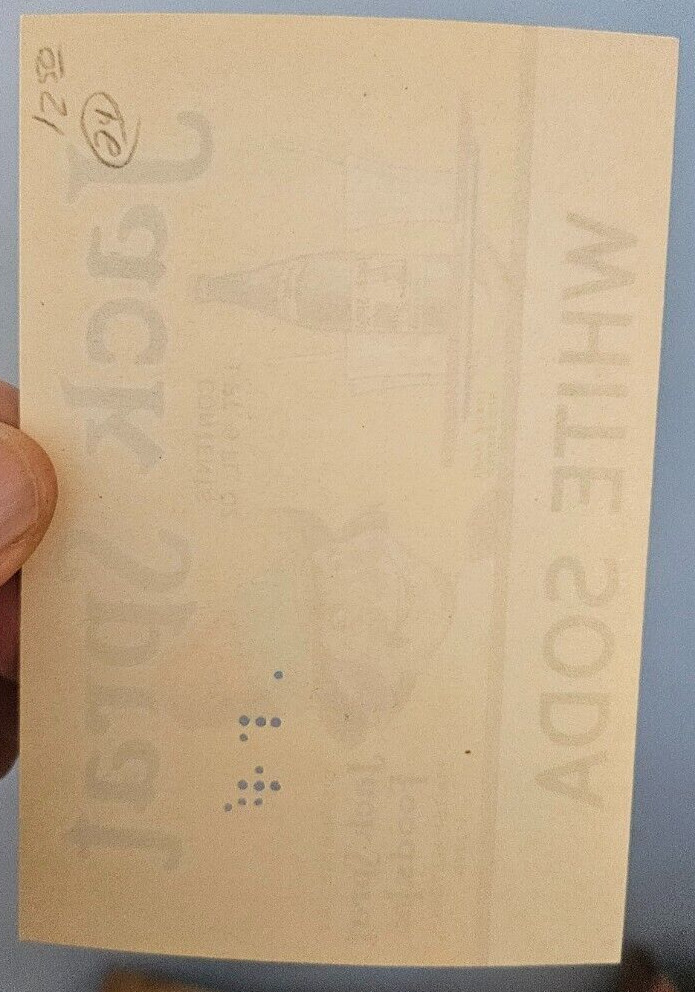 Jack Sprat White Soda unused label Marshalltown Iowa didnt last after opening