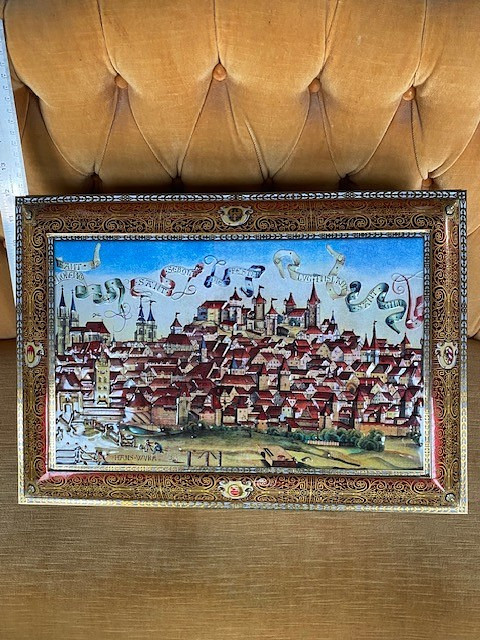 Lebkuchen Schmidt Festive Chest, LARGE, Nuremberg, excellent and vibrant colors