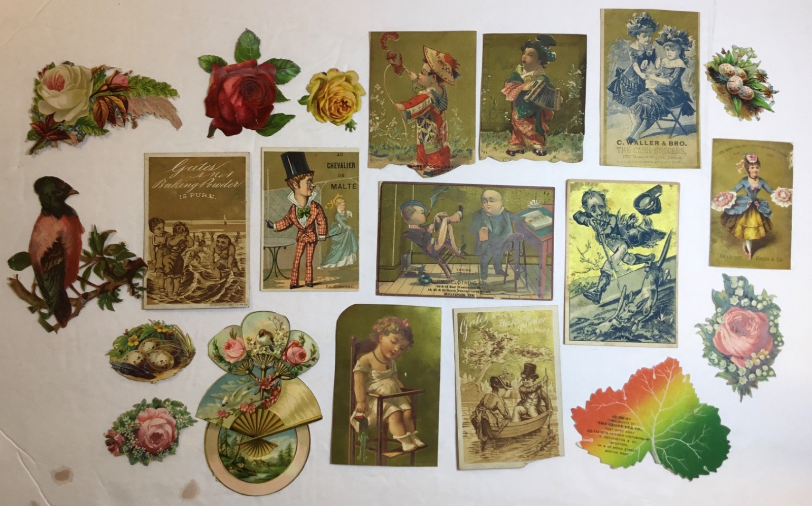 Vintage Victorian Trade Cards, Lot of 20 lot hh