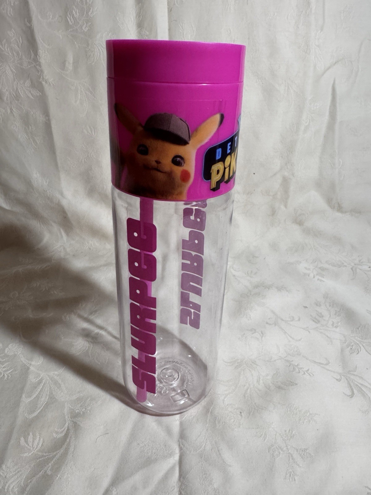 Pokemon Pikachu Slurpee 7 Eleven 7-11 Plastic Cup Tumbler 24oz PINK
