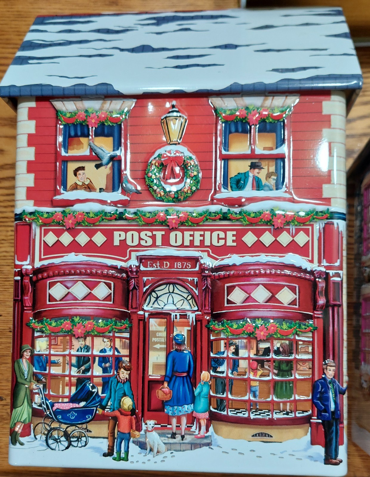 Harry London, Fannie May 2014 tin Christmas Village Anniversary Edition Set (5)