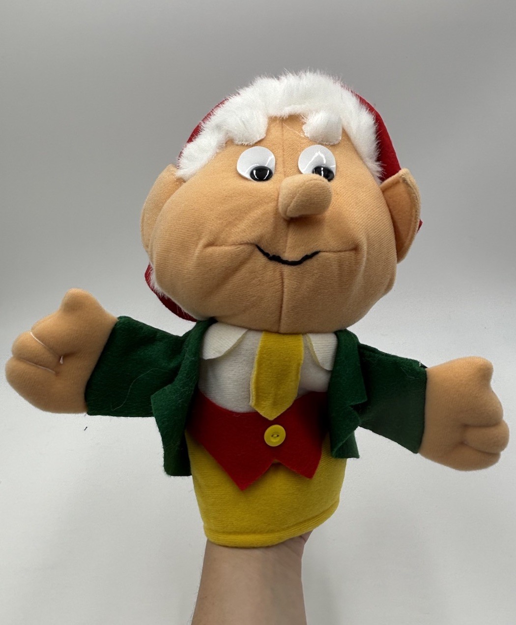 Vintage 1988 Commonwealth Toy Co. Keebler Elf 12″ Plush Puppet Advertising