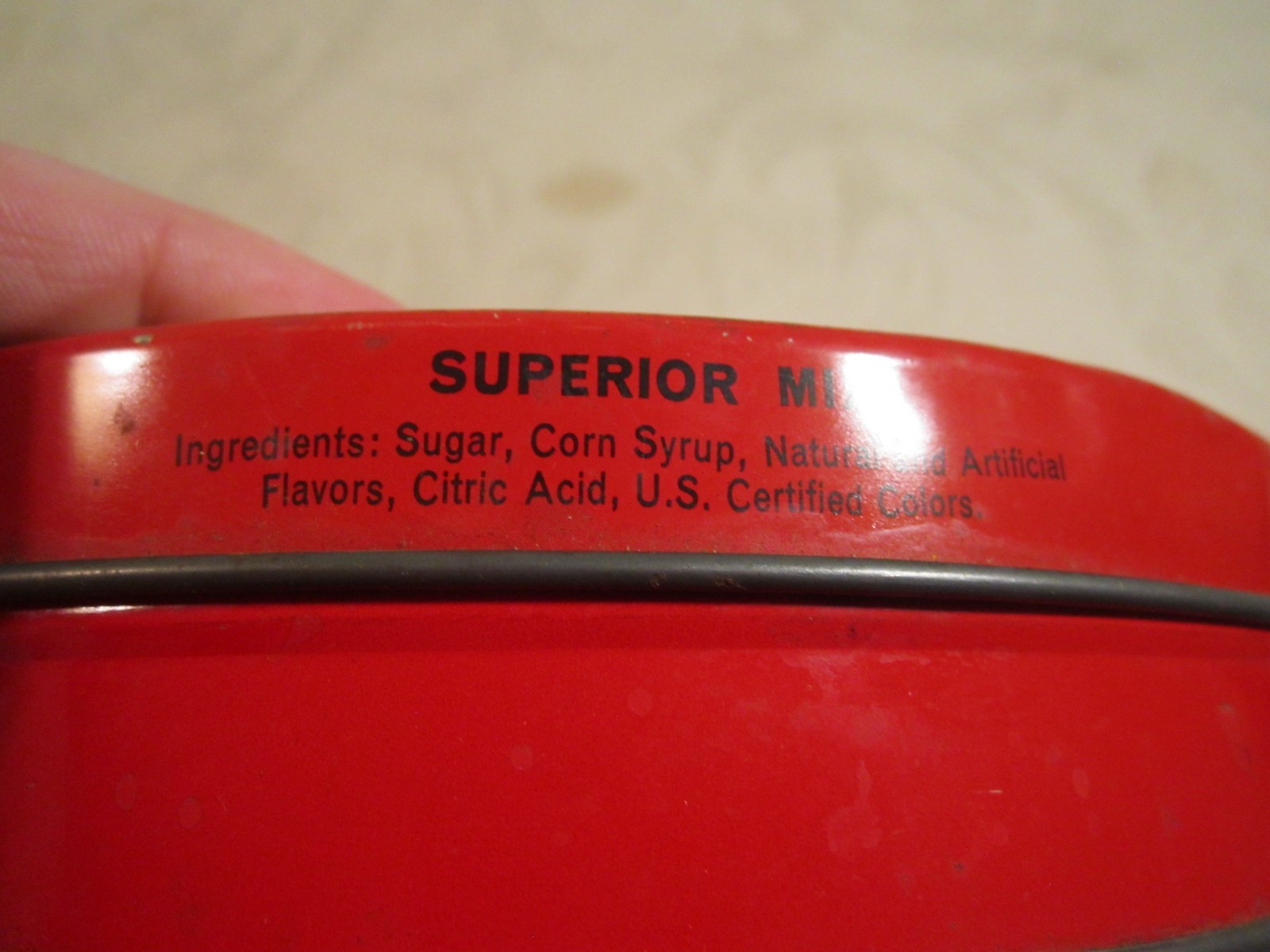 Vintage Plantation Superior Mix Tin Box Container – 2-1/2 Pounds Empty